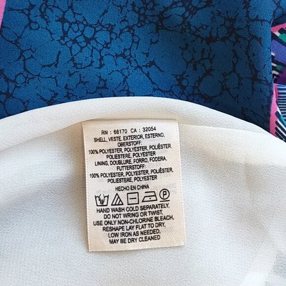 Anthropologie Maeve Pakpao Maxi Dress Boho Geo Bold Feminine Chic Flowy Size 0 - Picture 13 of 14